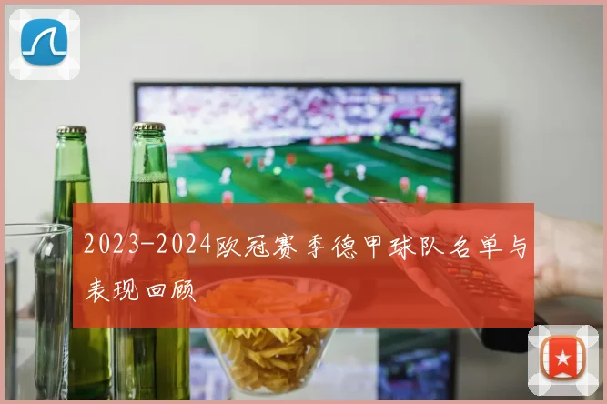 2023-2024欧冠赛季德甲球队名单与表现回顾